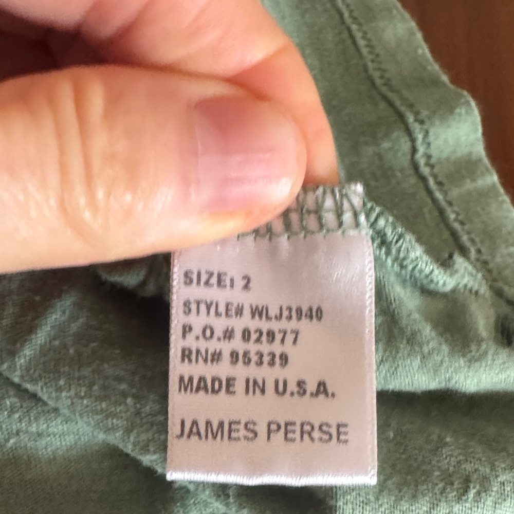 James Perse cotton women’s light green T-Shirt - Picture 5 of 7
